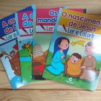 Livro Histórias Bíblicas - Para Ler e Colorir